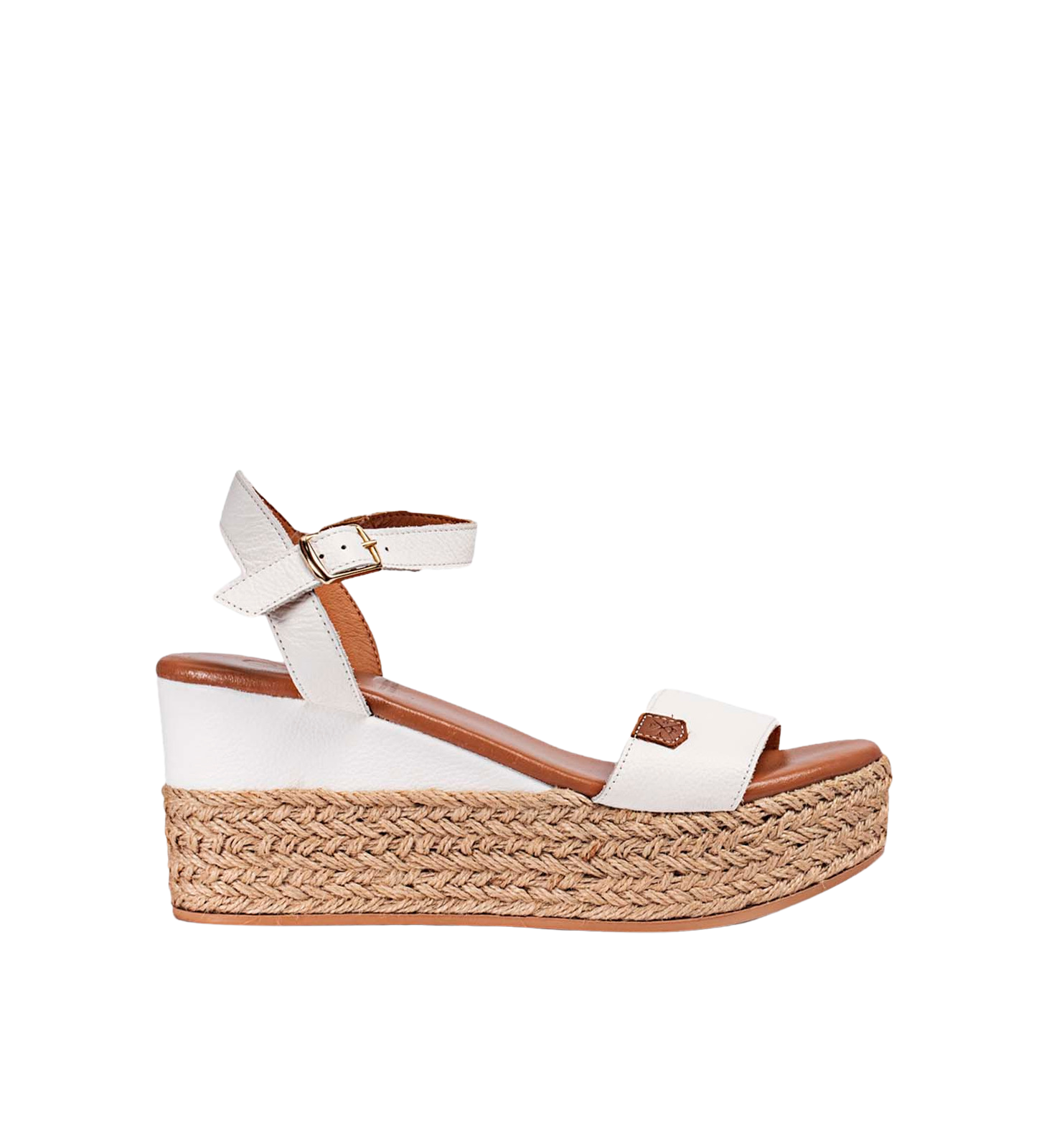 Corsa white 2025 espadrille flatform sandals
